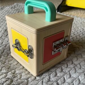 Lovevery Lockbox – Montessori Wooden Fine Motor Toy